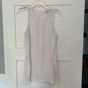 Curfew flowy sheer tank top
